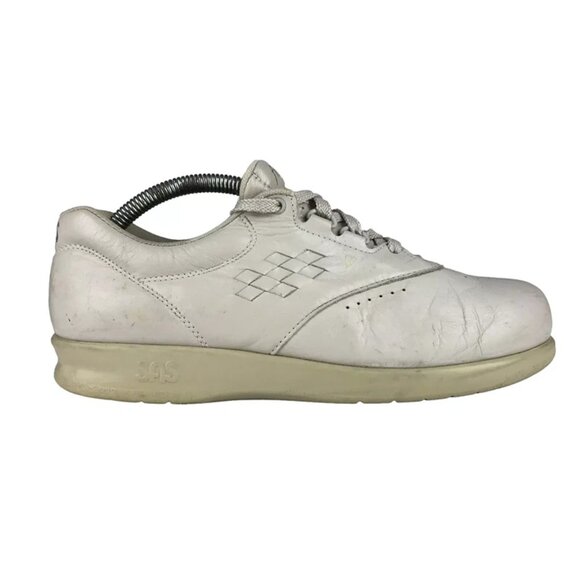 SAS Womens‎ Beige Free Time Lace Up Low Top Casual Sneaker Shoes Size US 7.5 S - Picture 1 of 10